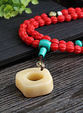 高档毛衣链琉璃南瓜珠男女