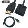 HDMI to E-Type data cable car HD audio and video dedicated cable hdmi E type to HDMI