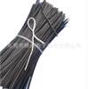 [Factory Wholesale] Black and White 0.45mm Flat Oval Wrapping Tie Tape 2mm Electro-galvanized Coating Tie Wire