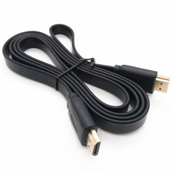 hdmi cable flat cable HD cable/hdmi 1.4 flat cable support 3D 1080p TV connecting computer cable