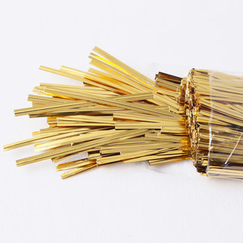 Factory direct gold tie-in candy box tie-in sealing gold strip gift bag tie-in gold thread