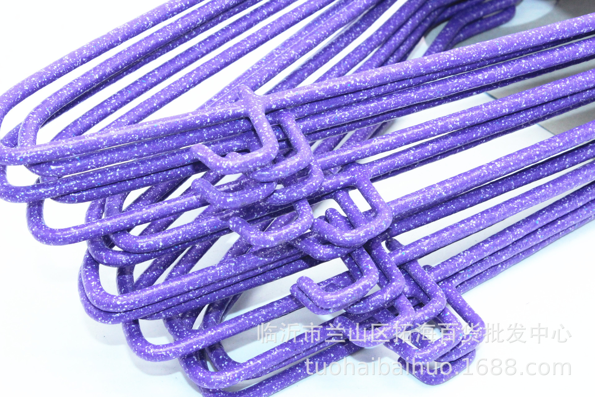 15 PCs plastic coated clothes hanger clothes hanger suit clothes drying rack 10 yuan store supply wholesale