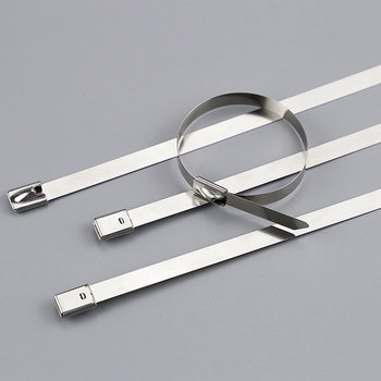 Manufacturers supply stainless steel cable ties stainless steel packing belt packing buckle matching tools large favorably