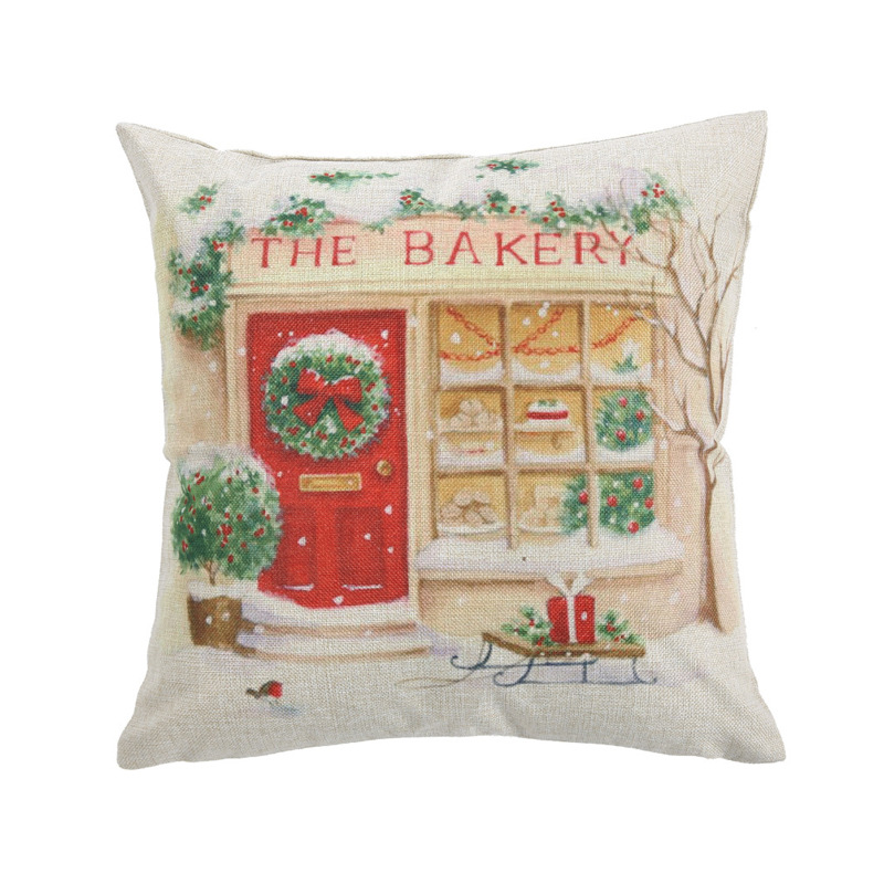 Hot-selling Creative English Letters European Fashion Style Linen Pillowcase Cushion Cover Available in Multiple Colors