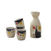 Japanese-style Ceramic Liquor Set Sake Cup Wine Pot Small Wine Cup Warm Wine Cup Wine Dispenser Sushi Restaurant Creative Wine Glass