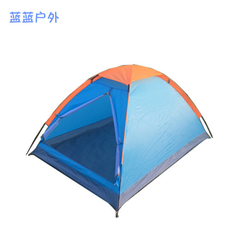 Factory Direct Sales Outdoor Supplies Camping Mountain Camping Double Outing Single Layer Couple Travel Tent Hot Selling Tent