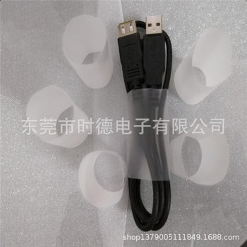 earphone data cable tie tie film pvc po frosted matte soft film opp transparent tie film
