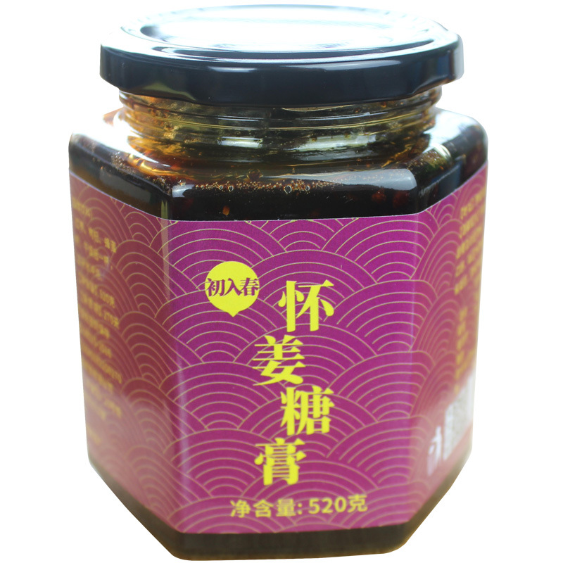 Jiaozuo Boai handmade Huaijiang sugar cream 520g brown sugar ginger tea red dates medlar old ginger mother Tea Ginger jujube cream