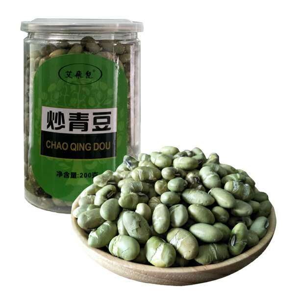 Dry Fried crispy black beans instant dry fried snacks casual fried green core 1 can free shipping factory direct hair