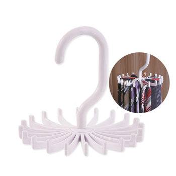 Creative multi-functional plastic tie hanger new material Magic tie hanger factory wholesale Tie Rack
