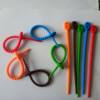 New Silicone Cable Tie Drawstring Top Cable Tie Desktop Organiser Silicone Soft Hanging Buckle Multifunctional Silicone Cable Tie