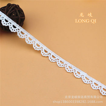 Edge sleeve accessories lace milk silk water soluble lace embroidery lace wave lace clothing accessories