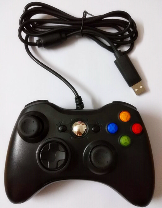 xbox360 appearance PC game handle USB PC wired game handle dual vibration factory direct sales