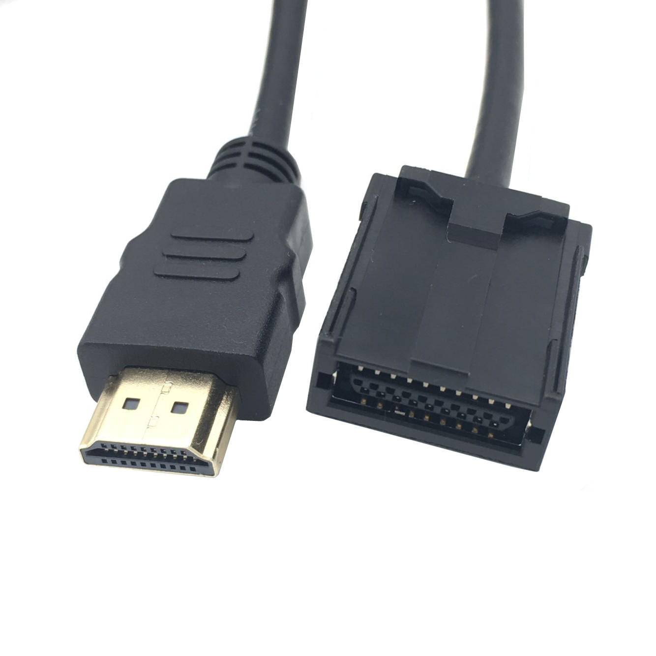 HDMI to E-Type data cable car HD audio and video dedicated cable hdmi E type to HDMI