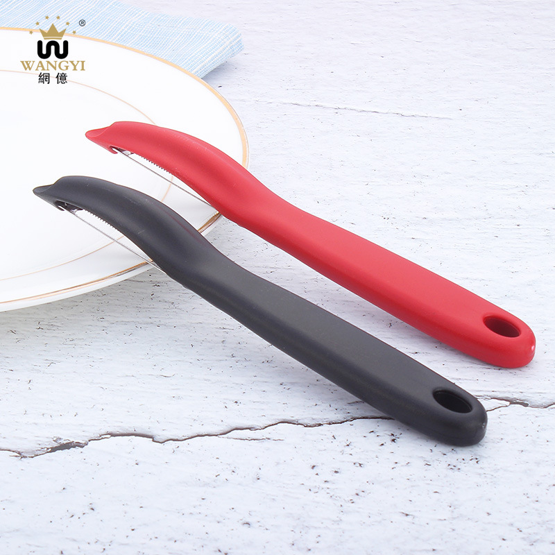 Factory direct supply stainless steel peeler kitchen multi-use melon planing creative fruit peeler kitchen gadgets