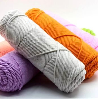 Lover cotton wool 8-strand hand-knitted medium thick Korean cotton scarf coat thread multi-strand stick needle thread baby milk