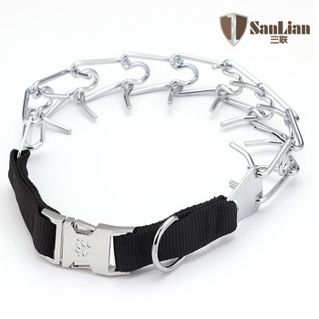 Special Offer Pujiang Triple High-Quality Dog Training Chain Iron Chain Dog Training Thorn Adjustment Chain Collar Stimulation