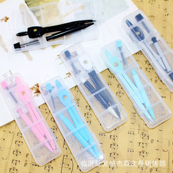 Xuan Feng fashion automatic pencil metal drawing compasses boxed student drawing stationery wholesale