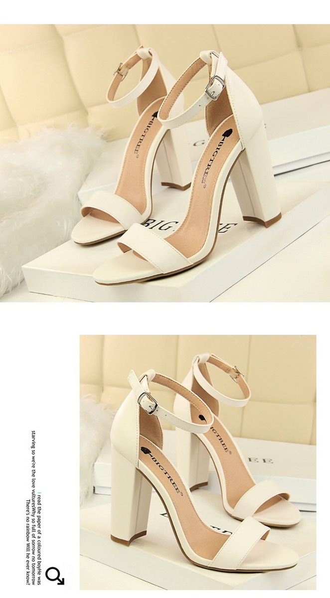 Sandal cao gót nữ quai ngang mũi tròn gót nhọn phong cách thanh lịch — Màu đỏ rượu, Màu hồng, Màu nude, Màu tím