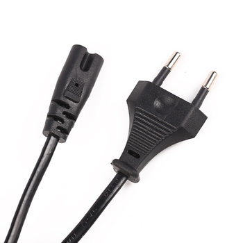 Factory wholesale 2-plug 8-pin European gauge plug power cord European standard 8-pin connector plug-in European gauge 1.5 m AC line