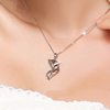 New Fox Pendant Plated S925 Sterling Silver Necklace Women's Hollow Silver Jewelry Korean Fashion Personalized Accessories
