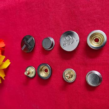 Factory wholesale New 17mm face 501 iron snap button clothing snap button down jacket snap button