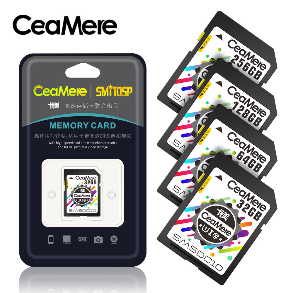 Factory wholesale high-speed camera card 4G 8G 16G 32G 64GB camera memory card high-speed sufficient