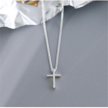 Korean fashion cross simple gift clavicle chain set chain for women