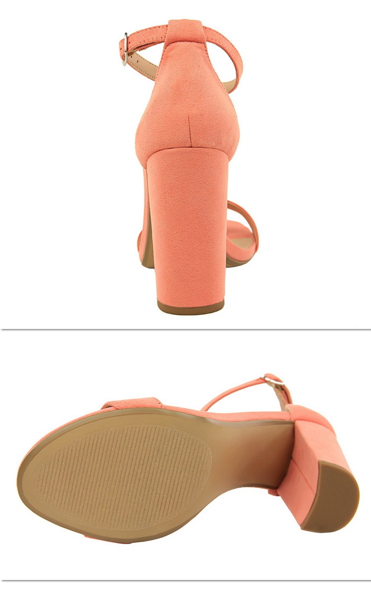 Sandal cao gót nữ quai ngang mũi tròn gót nhọn phong cách thanh lịch — Màu đỏ rượu, Màu hồng, Màu nude, Màu tím