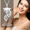 New Fox Pendant Plated S925 Sterling Silver Necklace Women's Hollow Silver Jewelry Korean Fashion Personalized Accessories