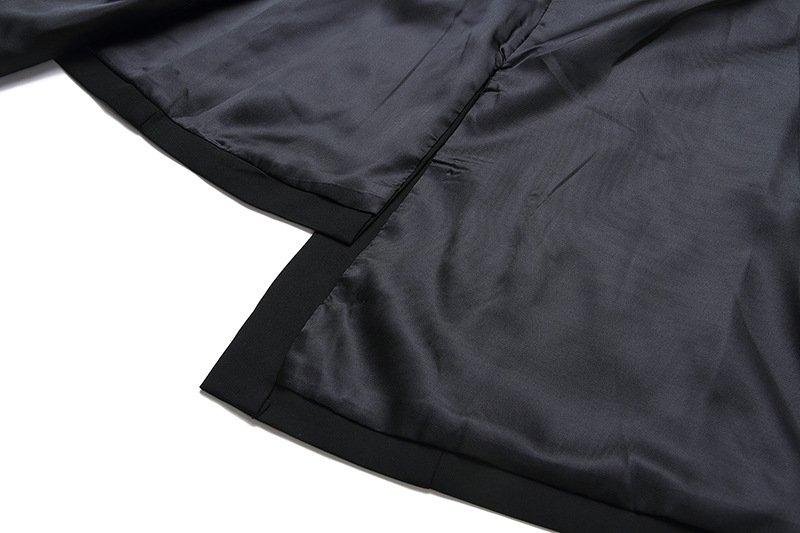 Đầm suông nữ midi cổ V không tay, chất liệu polyester phối ren — Trắng, Đỏ, Đen chi tiết 21