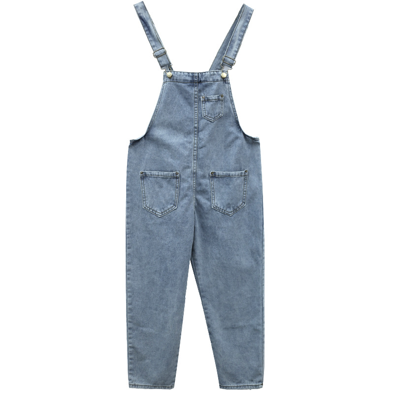 Womens Denim Overalls Loose Fit Harem Style Slimming Design Casual Spring and Autumn Wear Wholesale Available