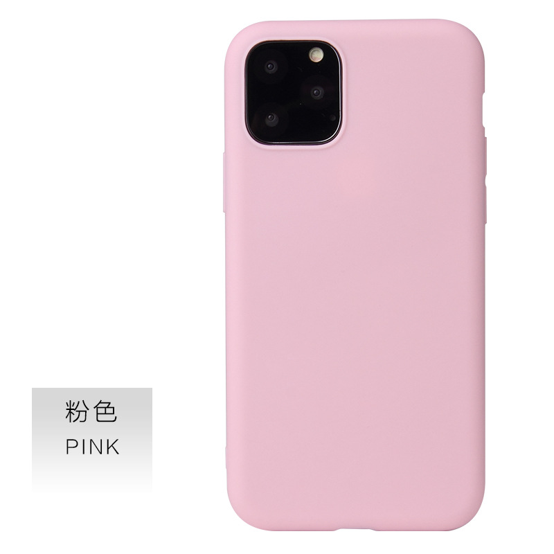 Suitable for Apple 16iphone15 mobile phone case 13pro candy color 14plus protective cover frosted TPU soft shell