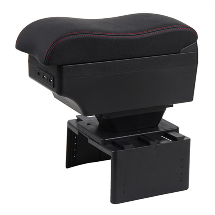 Applicable car armrest box universal armrest box special car modification USB double-layer production and processing