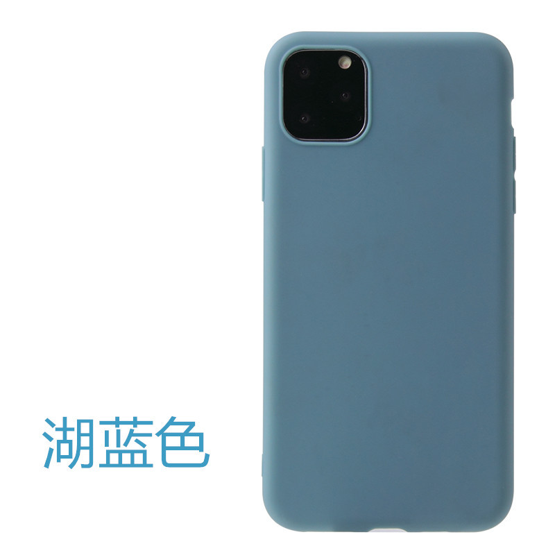 Suitable for Apple 16iphone15 mobile phone case 13pro candy color 14plus protective cover frosted TPU soft shell
