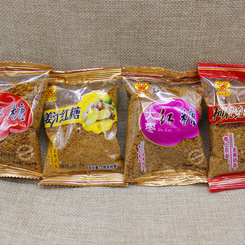Relatives and friends women brown sugar small package ginger tea red dates medlar ginger juice brown sugar flavor drinks wholesale 5kg