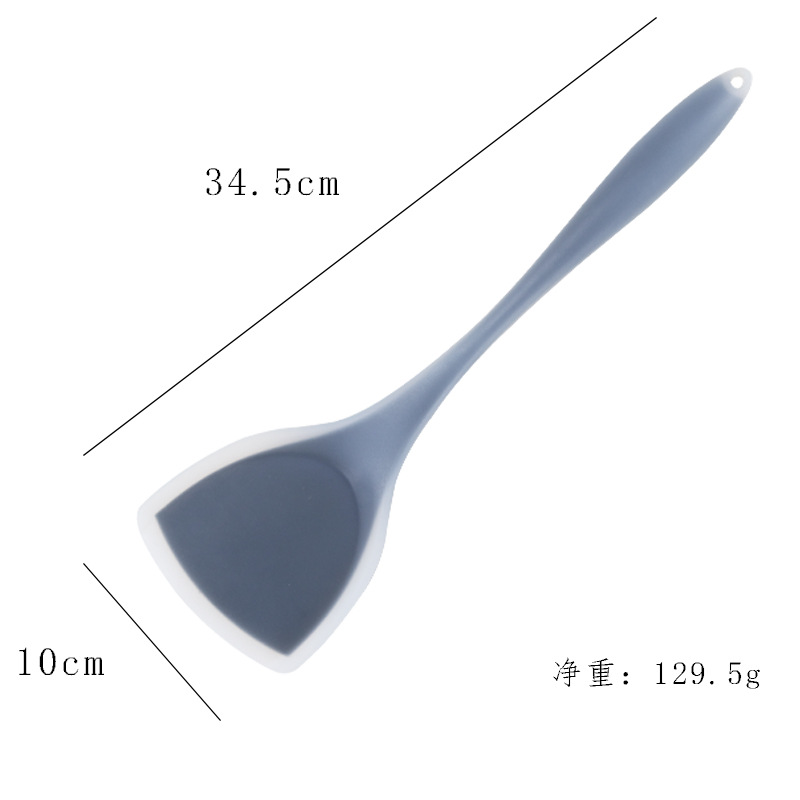 Silicone all-in-one handle high temperature resistant silicone spatula cooking spatula kitchen tools