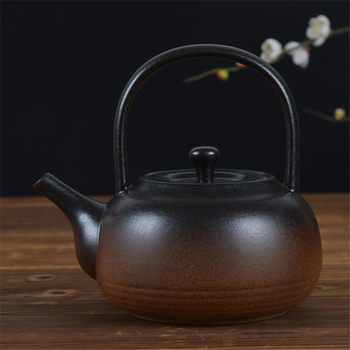 Firewood ceramic pot high temperature resistant open fire kettle large capacity ceramic kettle tea maker electric ceramic stove kettle tea set