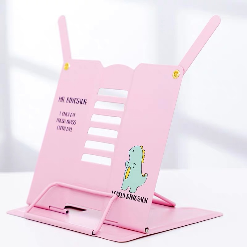 Elementary School student cute desktop reading stand reading bookshelf reading bookshelf metal multifunctional foldable children music score stand