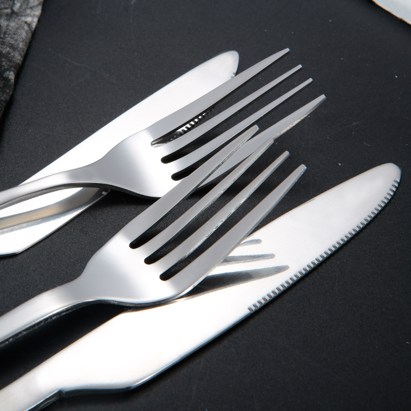 Steak Gift Stainless Steel Tableware Bare Knife and Fork Steak Knife Dining Knife Stainless Steel Knife and Fork Tableware suit Gift