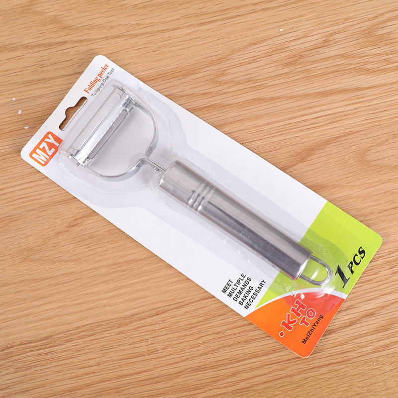 Runjianghu Street Stall Two-Yuan Store Multifunctional Stainless Steel Smiley Fruit Peeling Knife Apple Peeler Potato Melon Peeler
