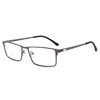 Danyang glasses factory wholesale big face spring leg optical frame ultra light full frame metal myopia frame men's business