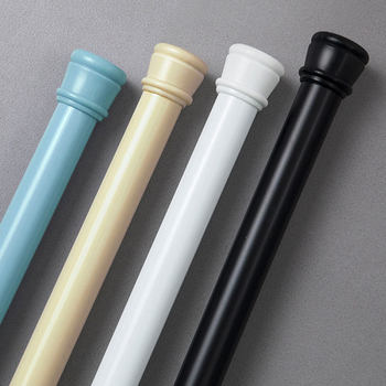 A generation of hair-free shower curtain rod bathroom telescopic rod bathroom bedroom curtain rod wardrobe balcony clothes pole