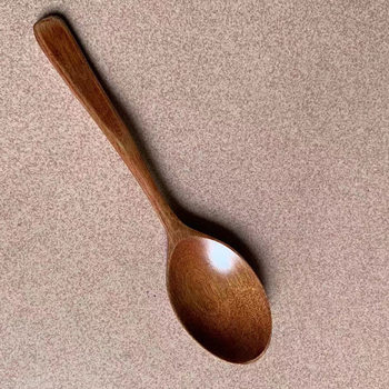 Factory supply new nanmu spoon wooden kitchenware wooden small spoon kitchen utensils spoon wholesale