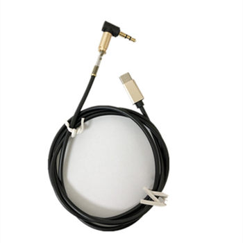 Elbow 3.5mm male to type-c earphone line AUX type-c elbow for LeTV car audio cable