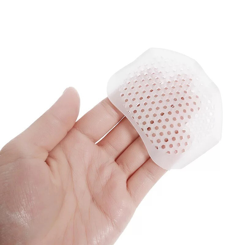 Silicone front Palm honeycomb pad front palm pad Breathable High heel insole half size pad non-slip shock pad cover insole