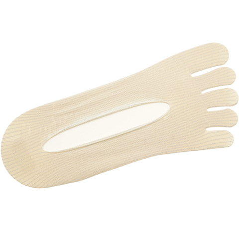 瑜伽五指丝袜日系镂空女士夏季冰丝透气超薄硅胶防滑女士短袜船袜