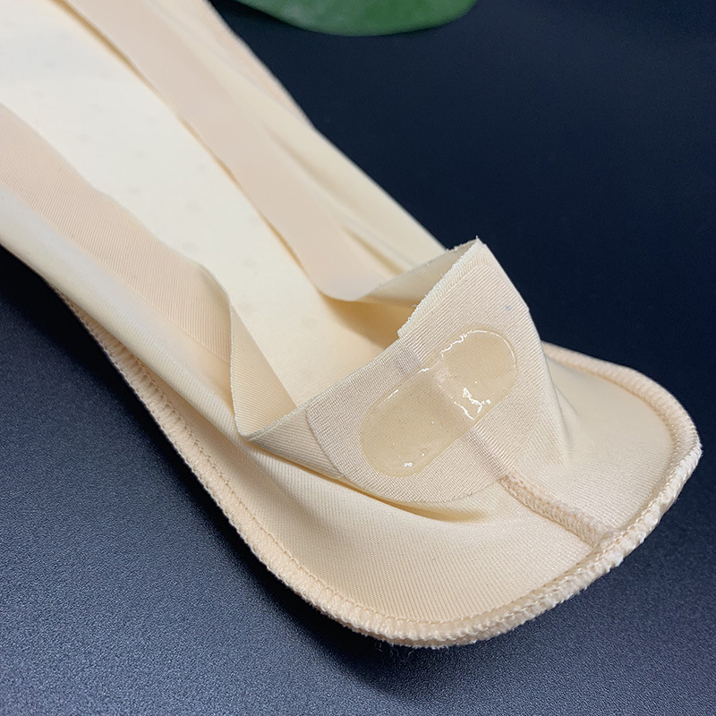 高端隐形袜韩版3D船袜气垫冰丝船袜 女士浅口隐形防滑按摩 船袜