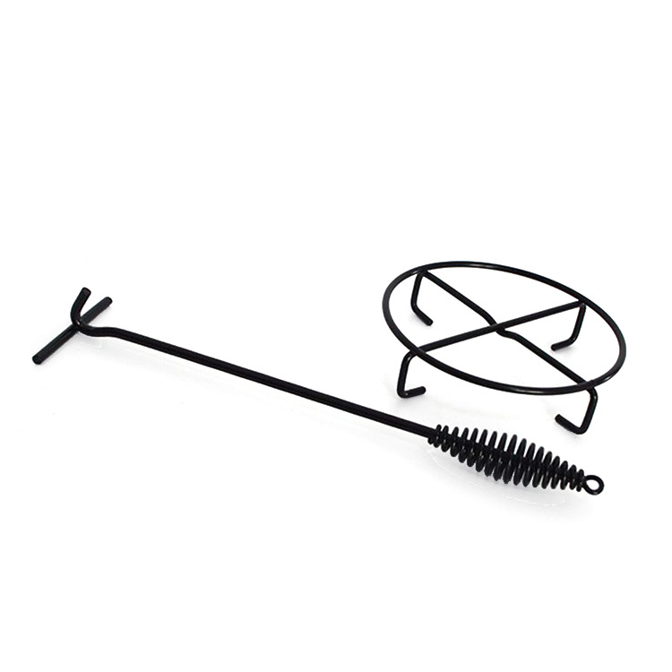 Dutch oven large frying pan sauce pan with vintage carrying storage box cast iron outdoor camping cooker set