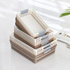 Plastic Rectangular Storage Basket Desktop Storage Basket Kindergarten Toy Storage Box Portable Storage Basket Wholesale